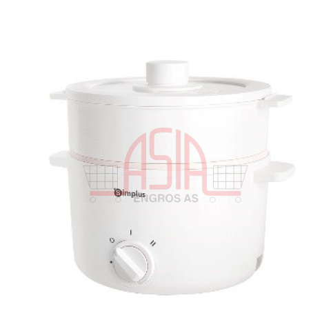 SIMPLUS Cooker w/ Steamer 3 L